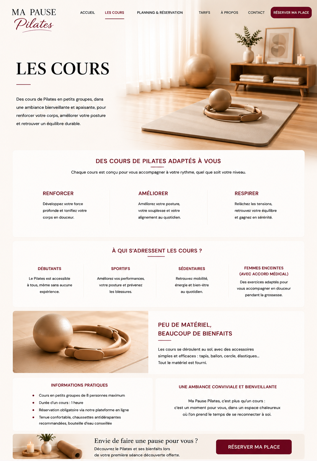 Les cours de Pilates à Venelles – Ma Pause Pilates