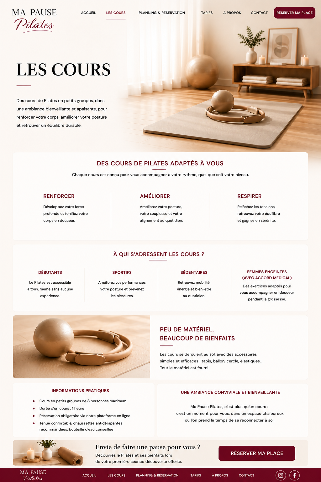 Les cours de Pilates à Venelles – Ma Pause Pilates